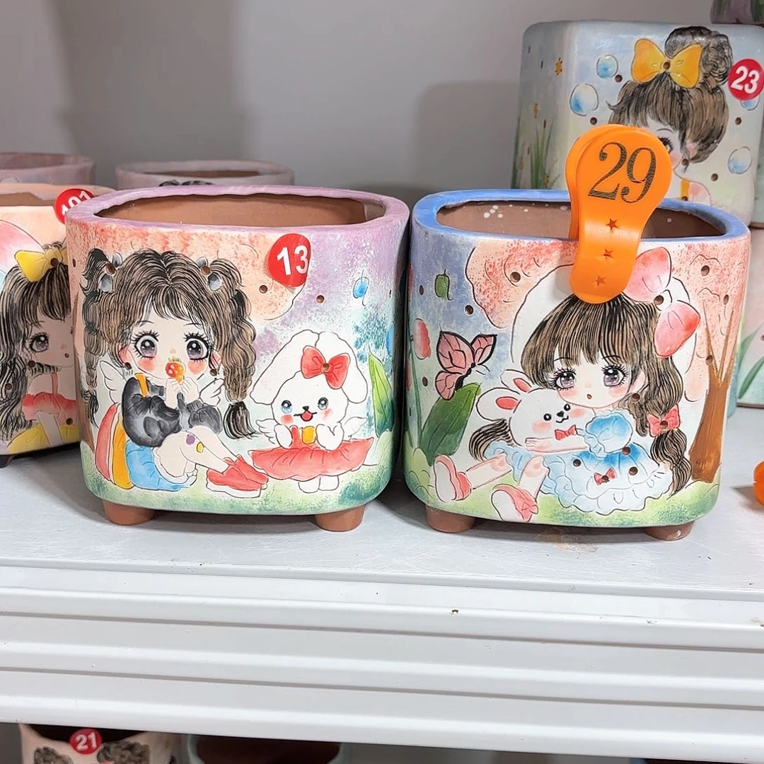 紫砂花盆手工花盆默认微瑕12/12