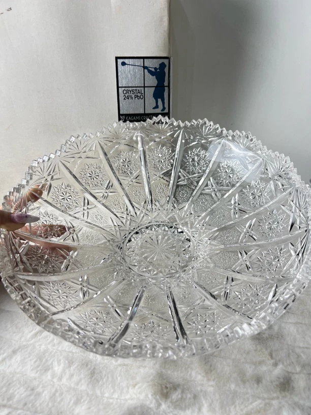 32cm卡嘎咪水晶大钵 全新原盒