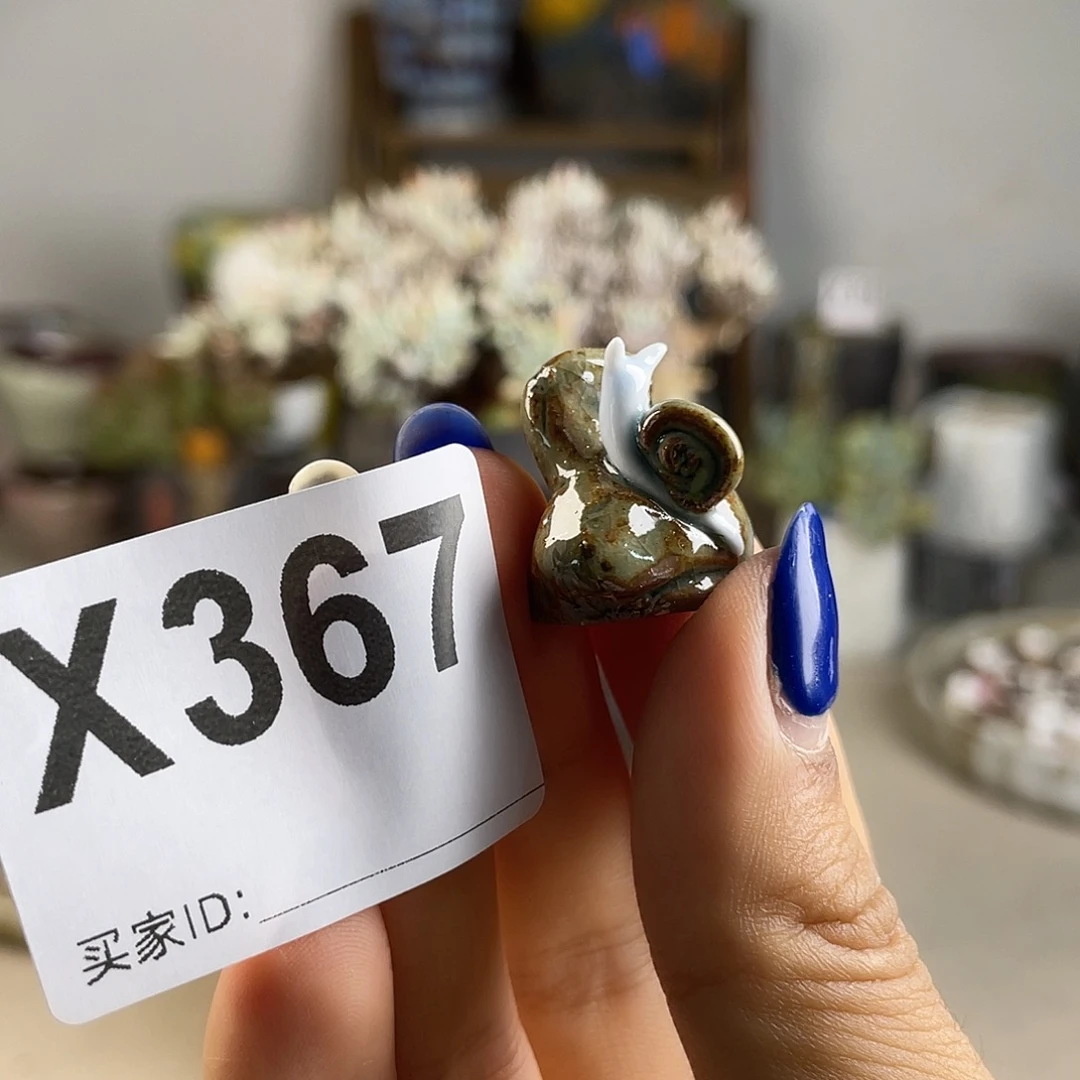 压盆石 百搭 蜗牛摆件