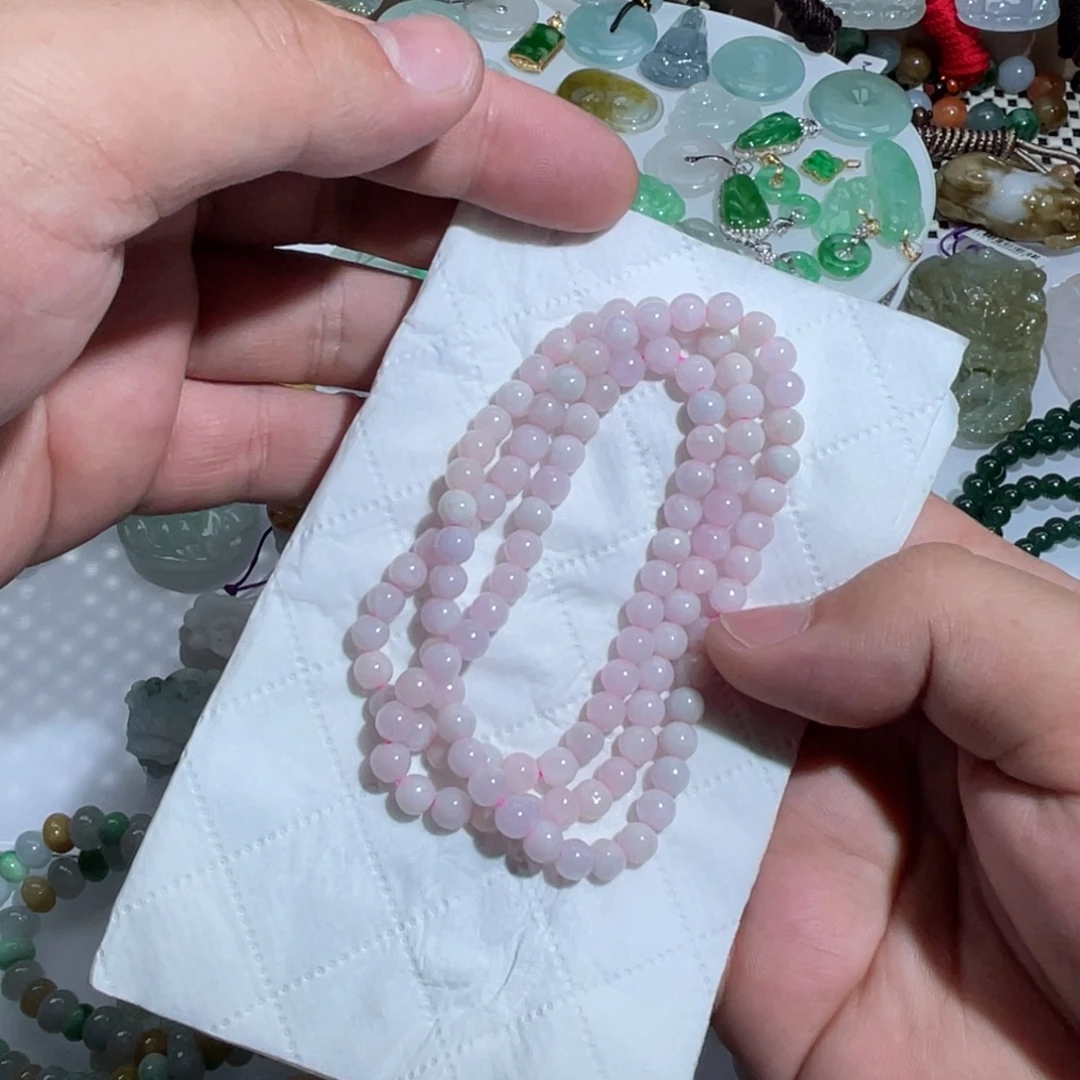 翡翠未镶嵌颈饰天然