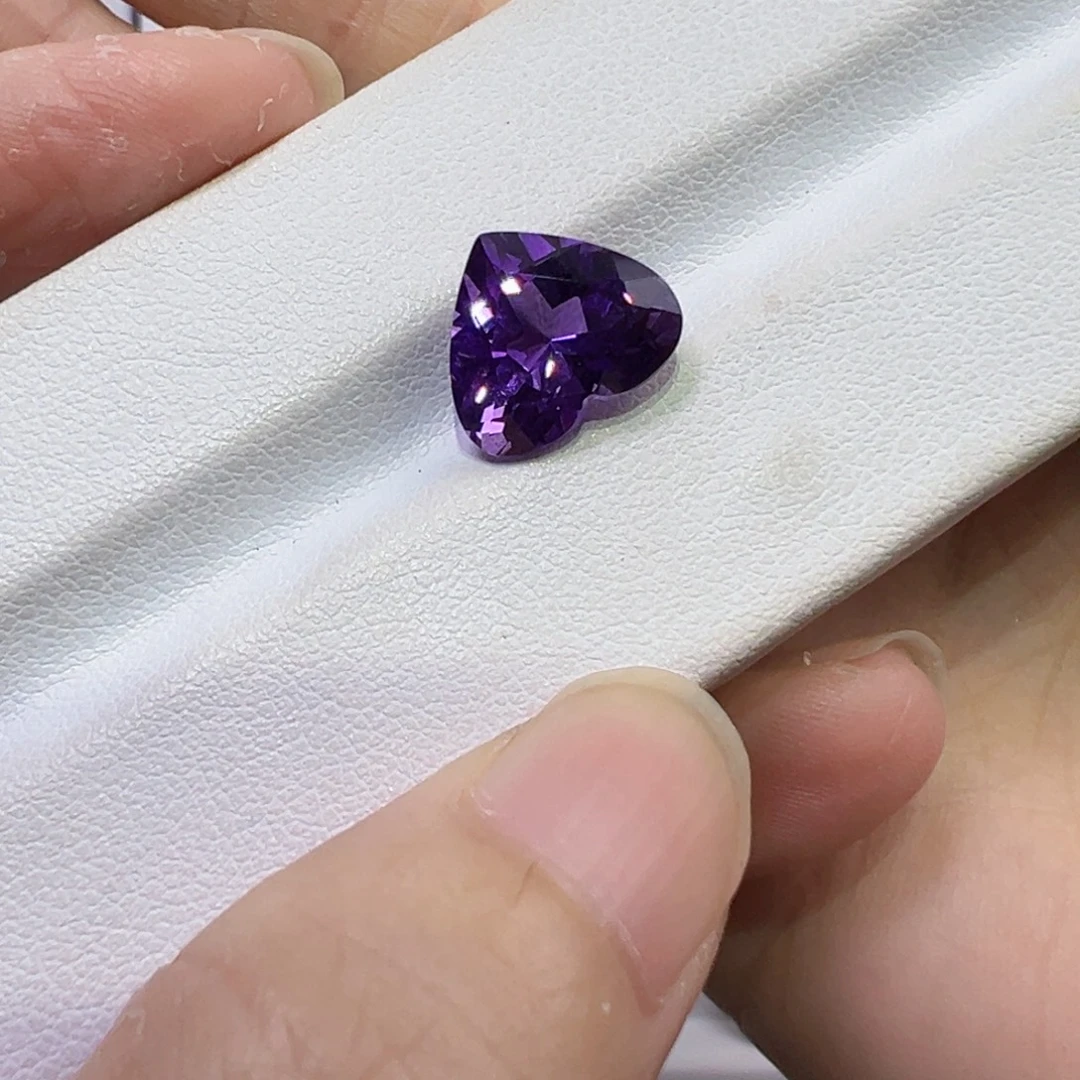 未镶嵌珠宝半成品紫晶4ct