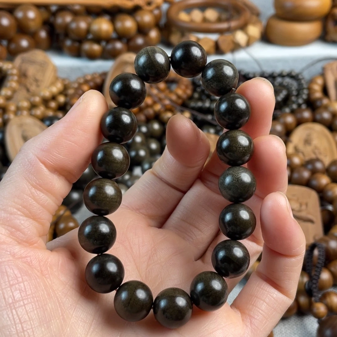 木老山檀香1.2阴沉手串