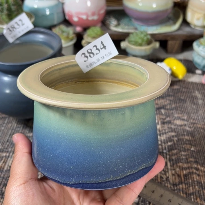 口8 手工花盆满30包邮
