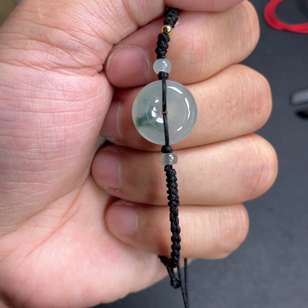 翡翠未镶嵌颈饰16.+6.2