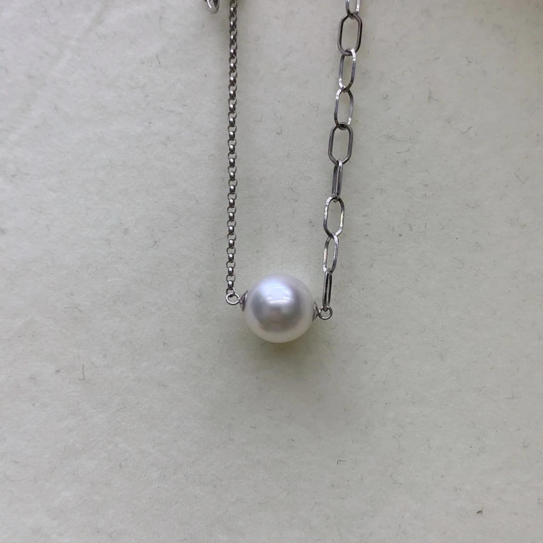 手链海水珍珠18K金镶嵌