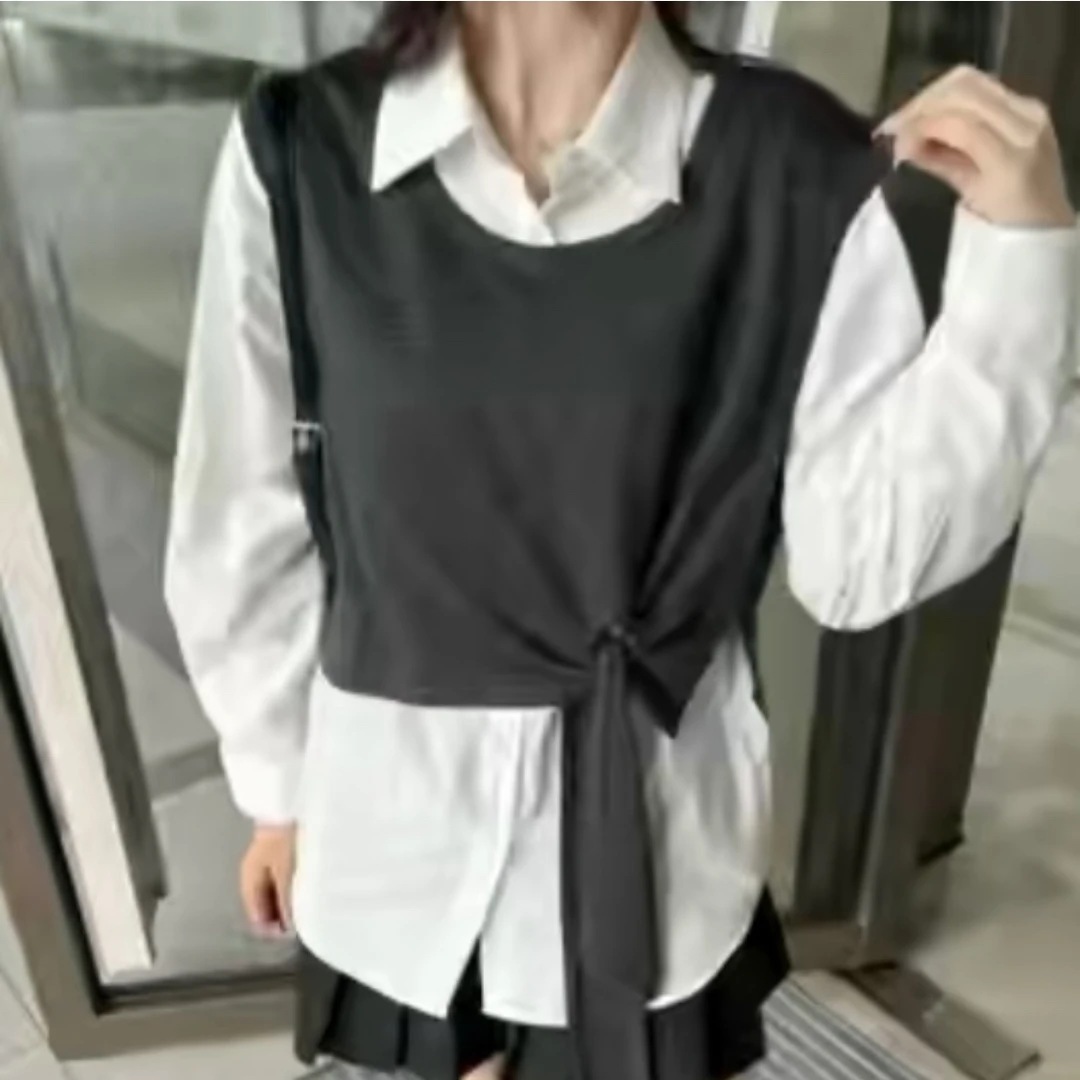 【公主屋现货】韩伊两件套衬衫80151