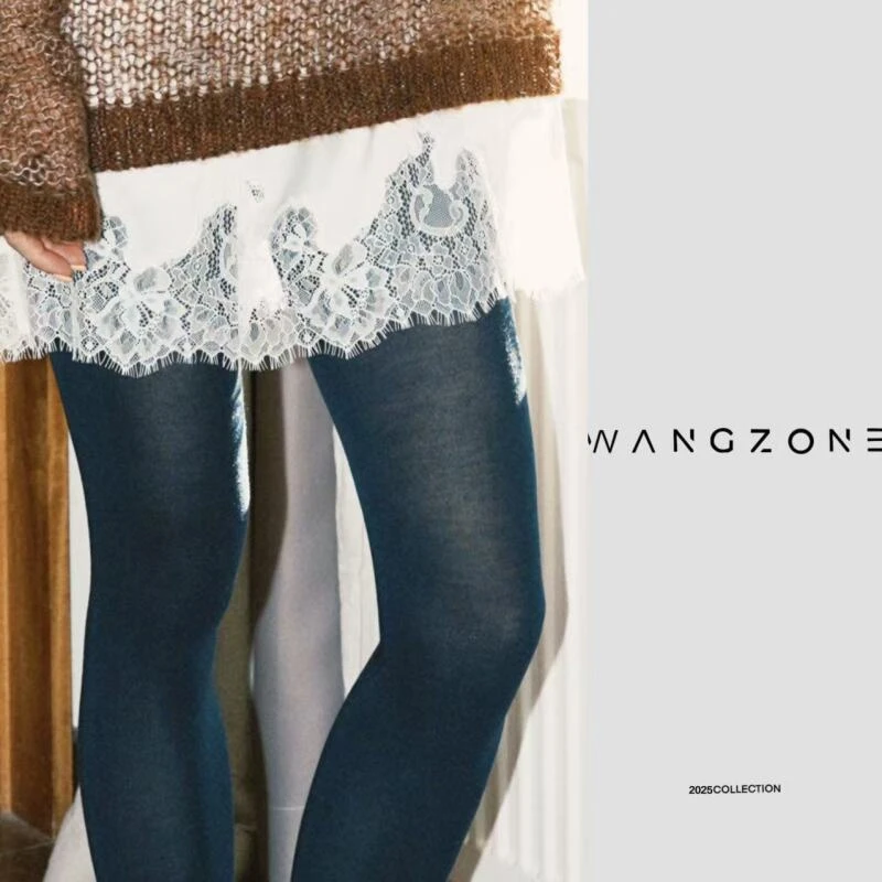 WANG ZONE｜进口丝羊绒高密连体百搭舒适打底连裤袜