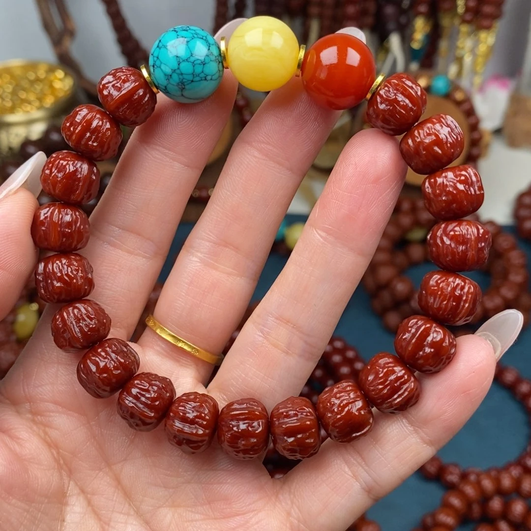 猴头核桃吊坠蛤蟆12满配