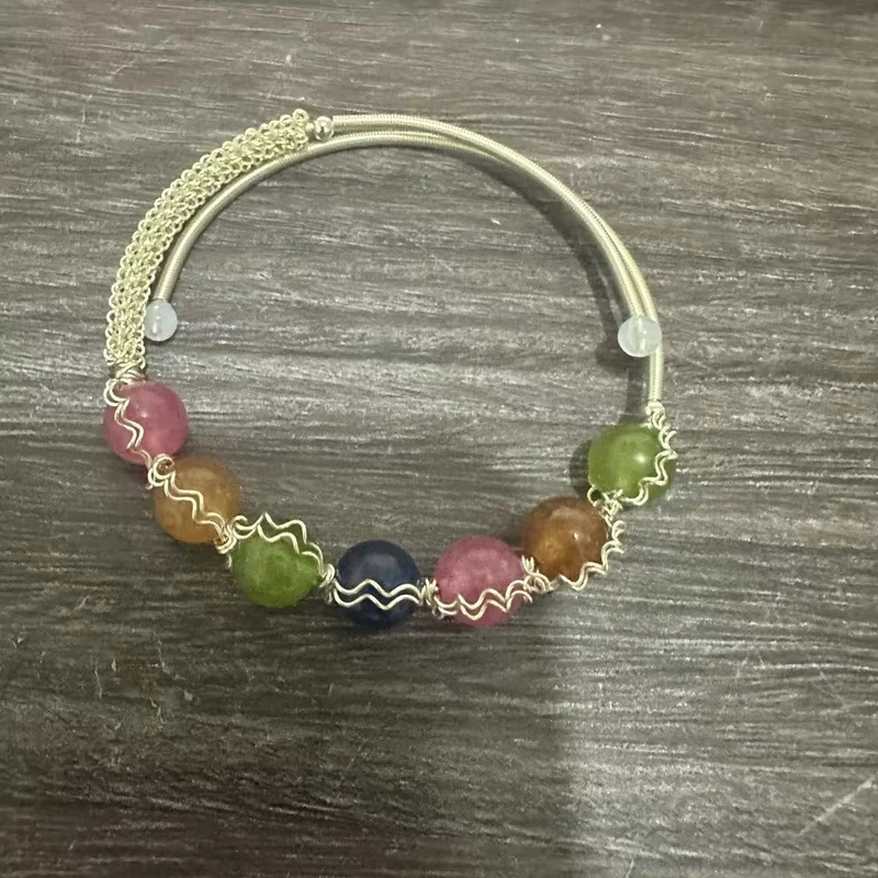 时尚百搭碧玺手链S202