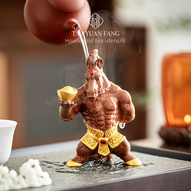 马上有钱紫砂茶宠精品可养摆件茶玩茶台装饰茶具稀奇古怪个性创意