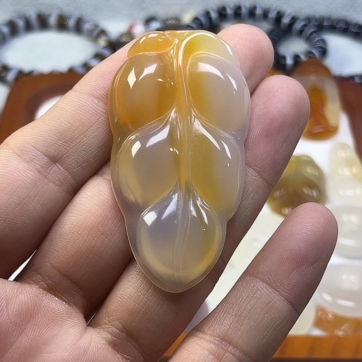 玛瑙/玉髓未镶嵌吊坠(不含链)