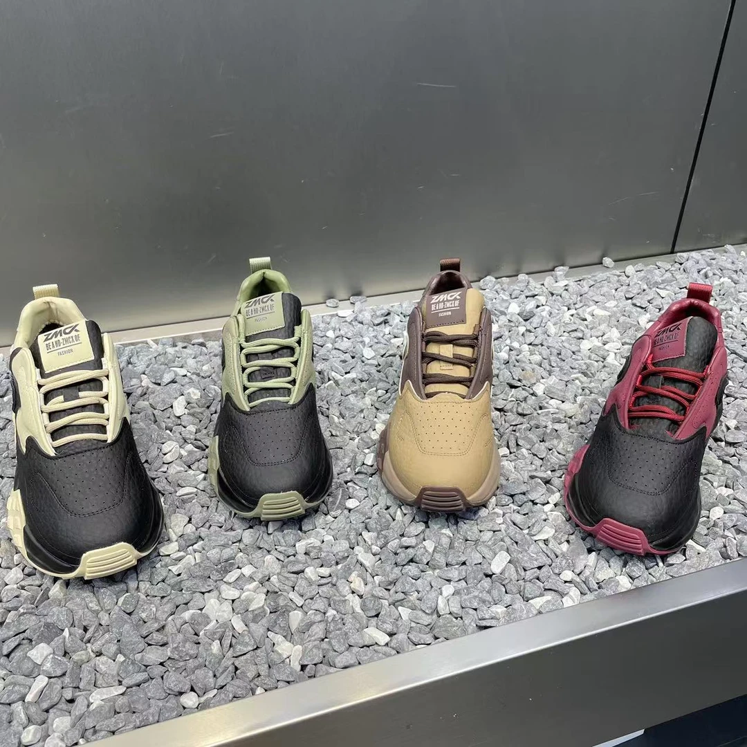 【皮鞋码】新款皮面个性单棉同款洋气休闲舒适软底男款潮鞋