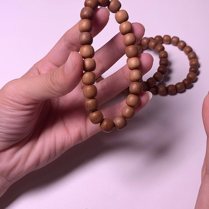 檀香木手串/手链檀香0.8单圈老邢