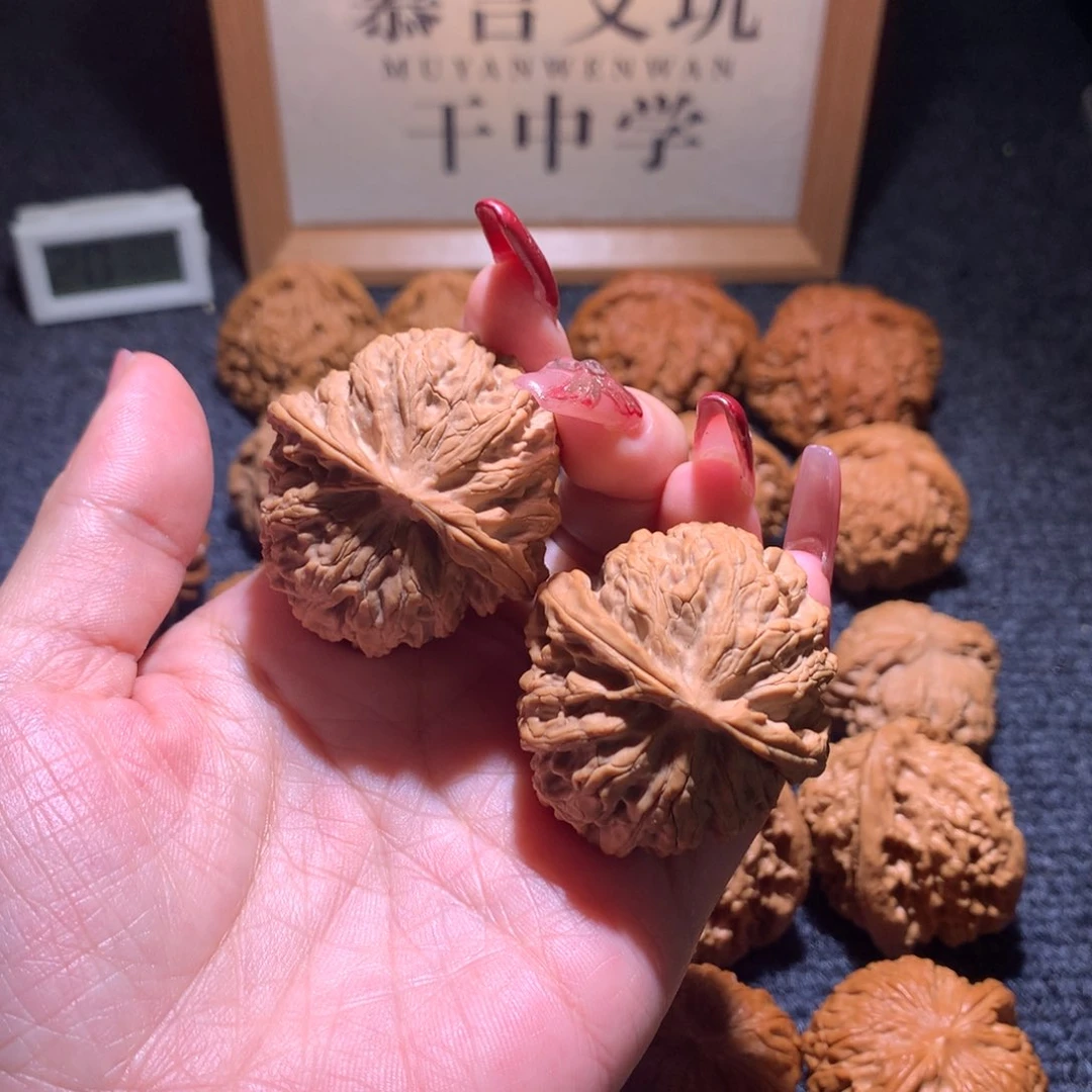 文玩核桃把件苹果40