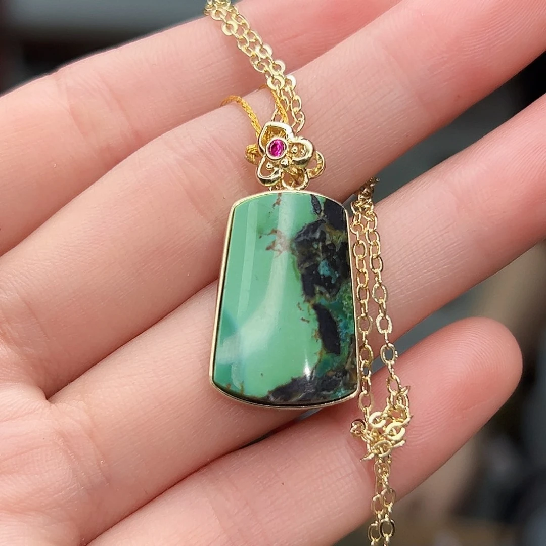 绿松石珠宝奇石未镶嵌