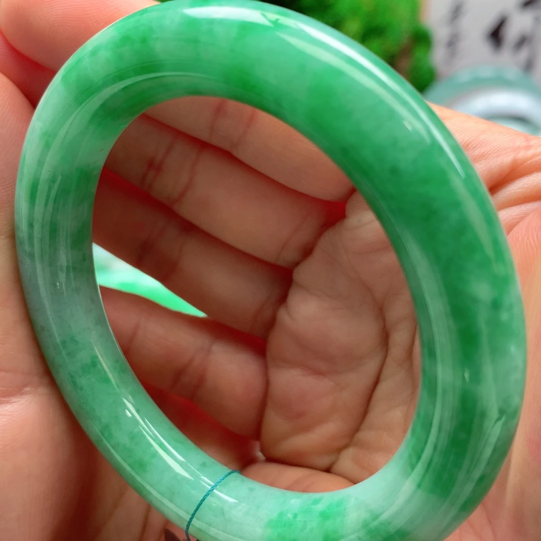 未镶嵌手镯翡翠缅甸57圈口