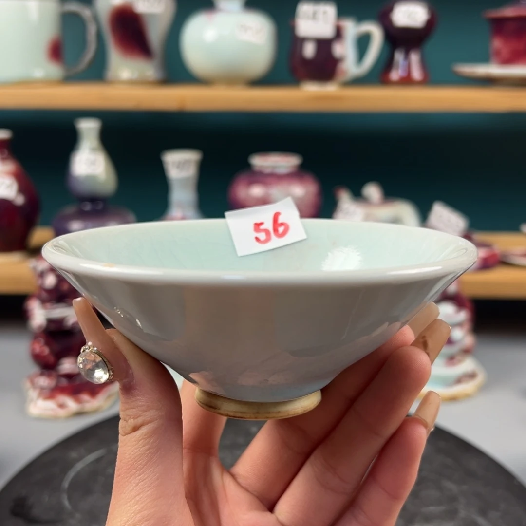 瓷片微瑕主人杯纯手工