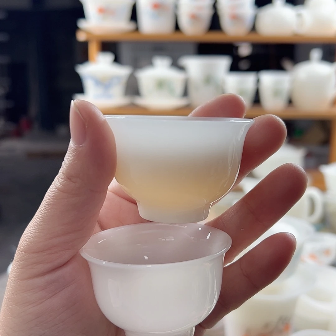 2个装璞玉釉烧45ml铃铛杯