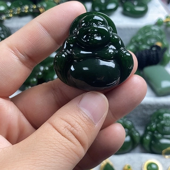 和田玉（碧玉）未镶嵌颈饰35