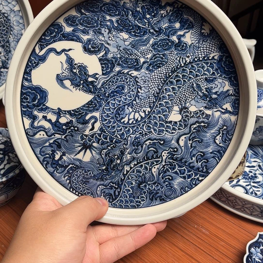 元青花五龙壶承重工