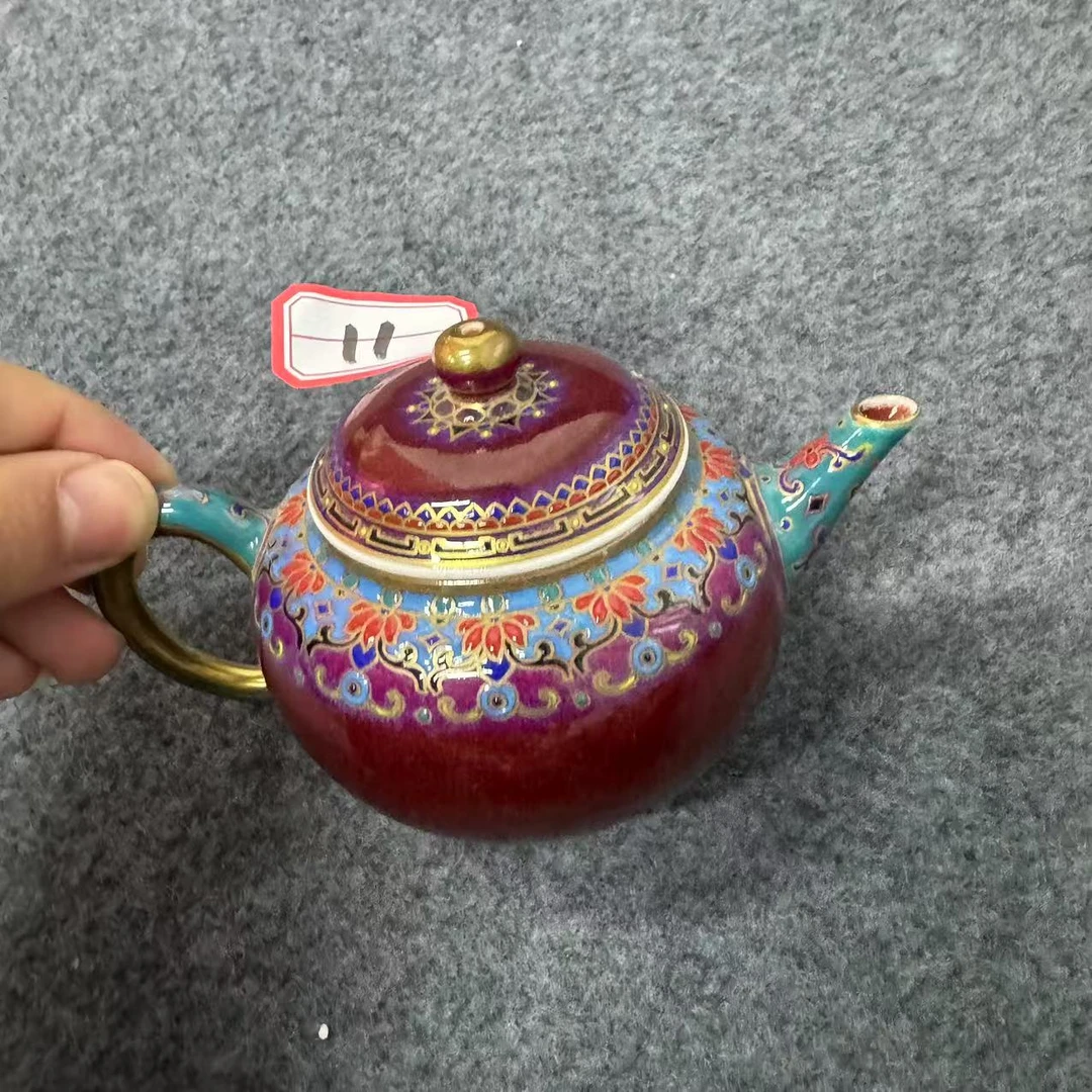 宏泰·瓷源景德镇高端赏瓷  珐琅彩壶  11