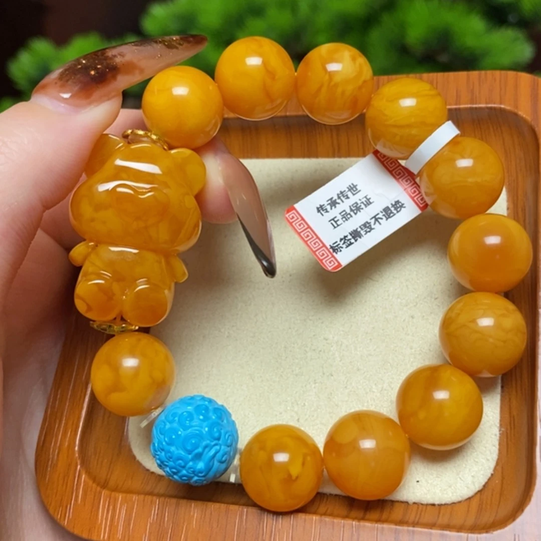 【闪购商品】蜜蜡颈饰未镶嵌手串