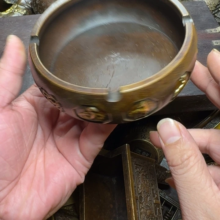 铜器摆件收收藏藏