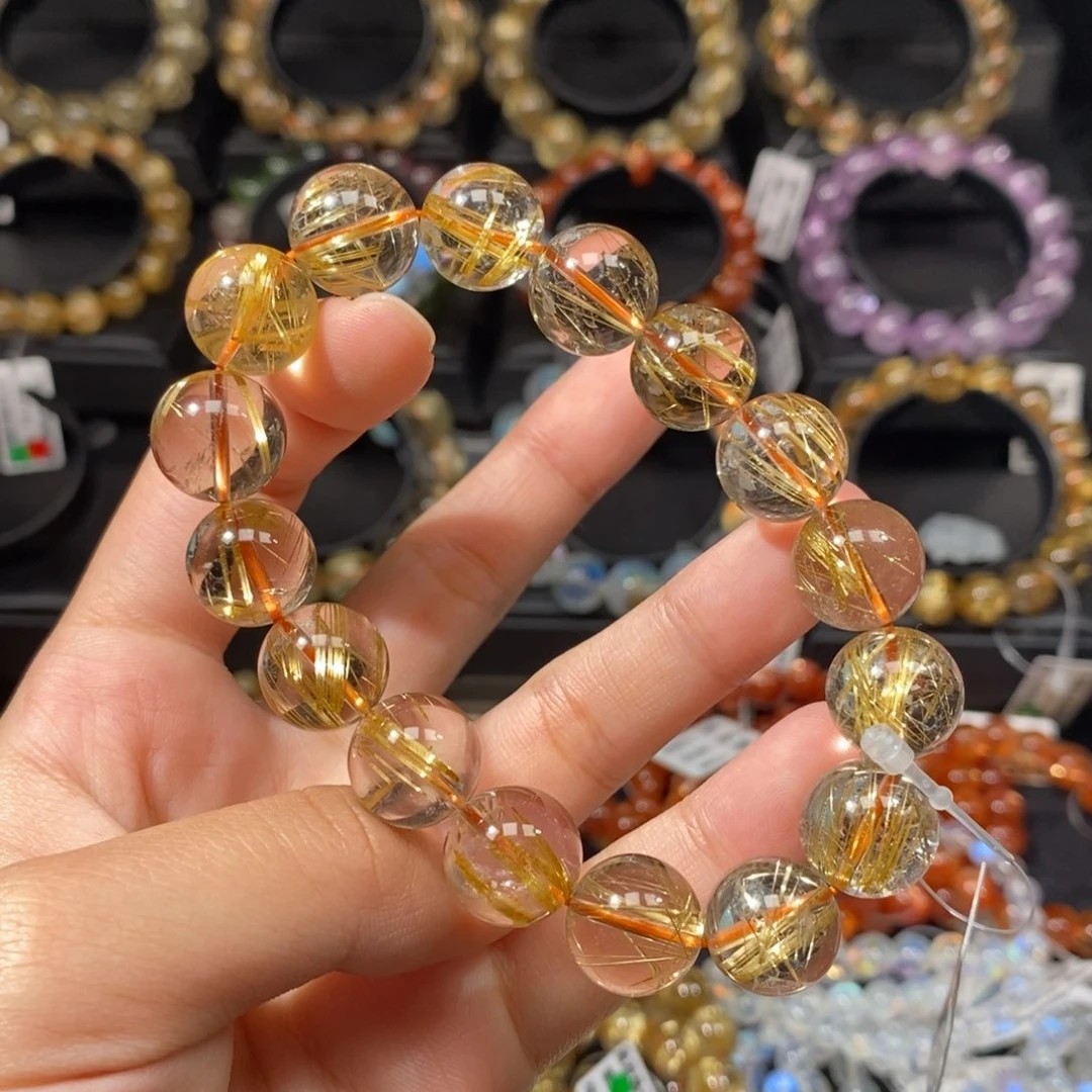 手链未镶嵌发晶T223# 13.5mm