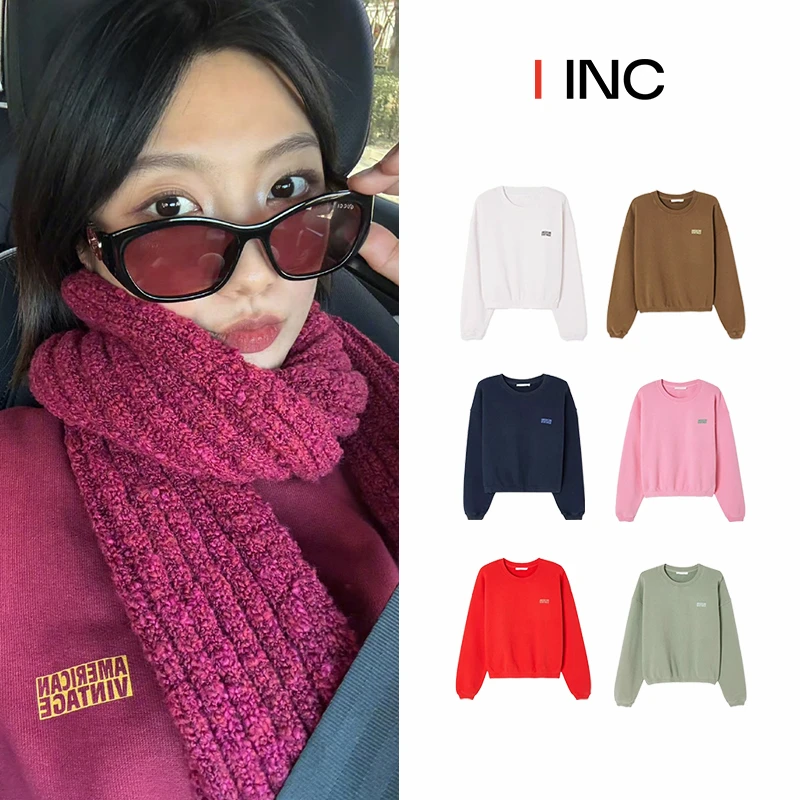 AMERICAN VINTAGE 经典LOGO圆领卫衣