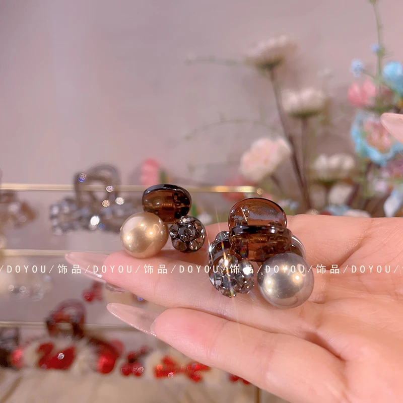 千金风法式气质学院风抓夹女发夹精致头饰发卡刘海夹侧边夹小抓夹