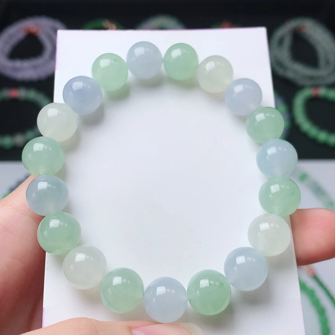翡翠未镶嵌手链翡翠