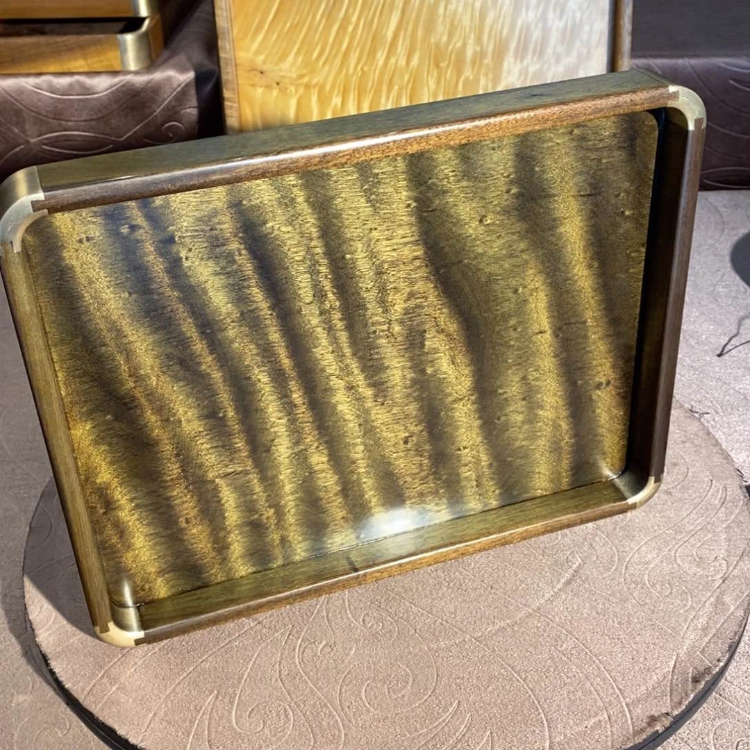 金丝楠匆***年金丝楠木文盘