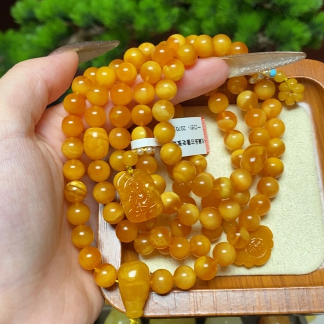 【闪购商品】未镶嵌蜜蜡手链手串
