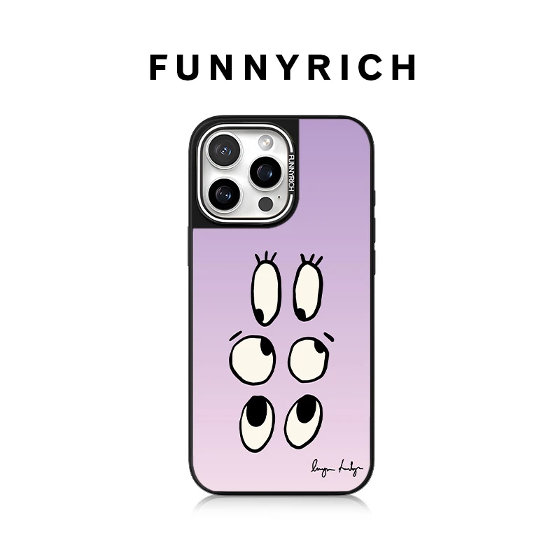 FUNNYRICH Have A Look适用iPhone16ProMax手机壳苹果15新款磁吸