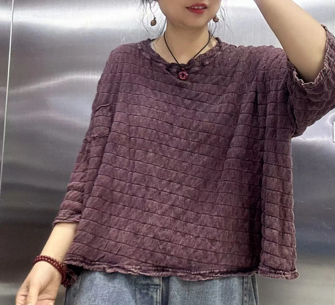 压皱百搭卫衣087088