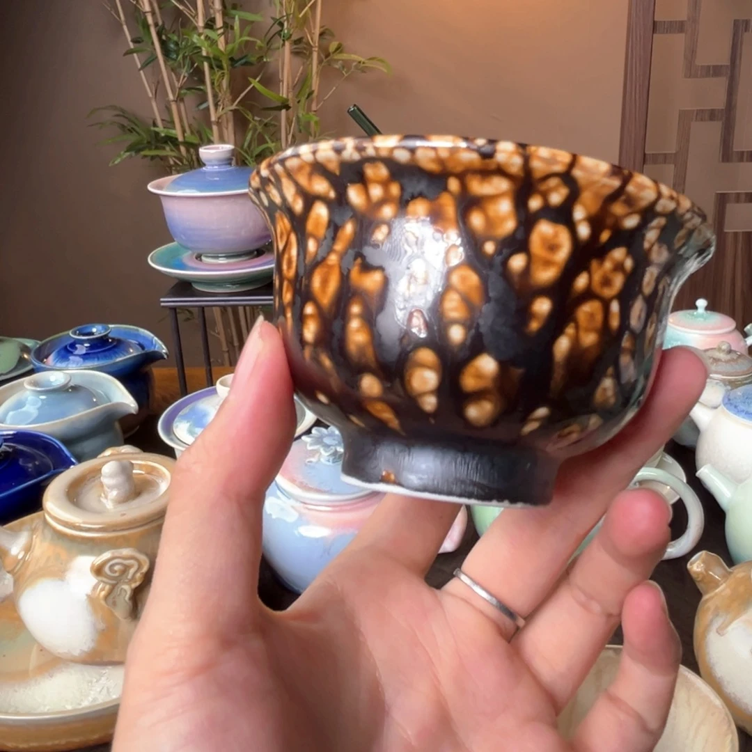 杯景德镇纯手工柴烧茶器