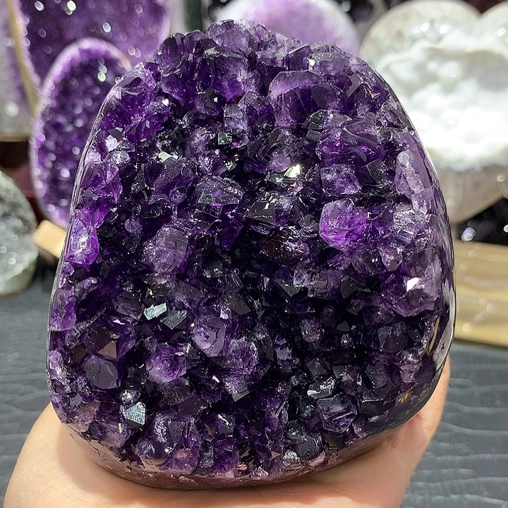 紫晶珠宝半成品未镶嵌
