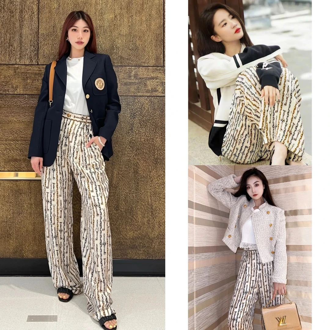 未使用 LouisVuitton/路易威登 长裤尺码38看直播GSS23334小香风