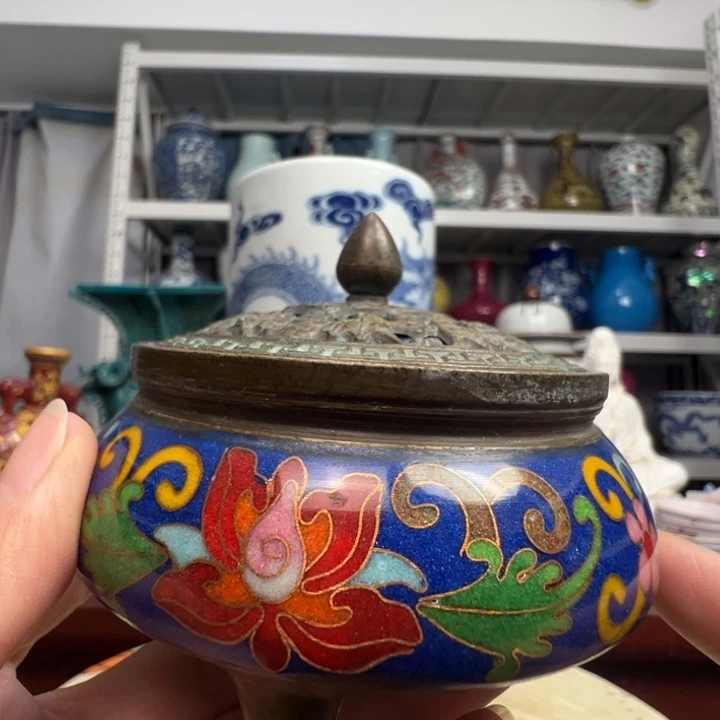 其他陶精美瓷器掐丝珐琅熏香炉