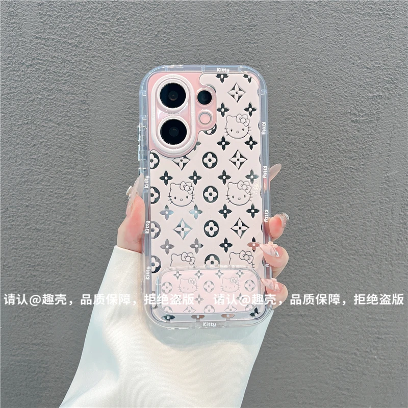 镜面奶油壳适用苹果16/iPhone/华为荣耀/OPPO/VIVO/小米手机壳潮