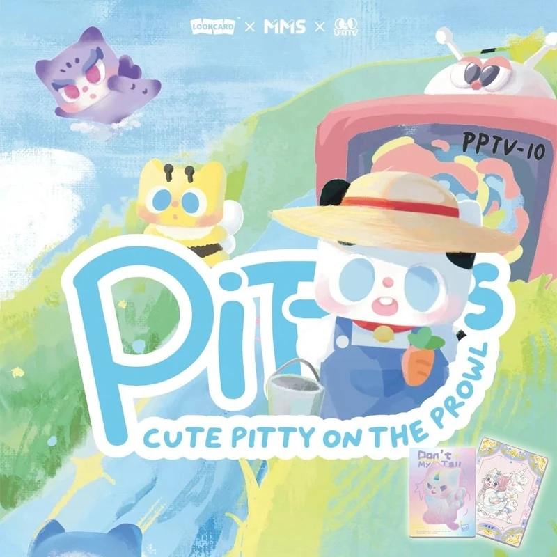 【玩法】Pitty喵影时光系列收藏卡第2弹潮玩pitty猫盲盒萌宠