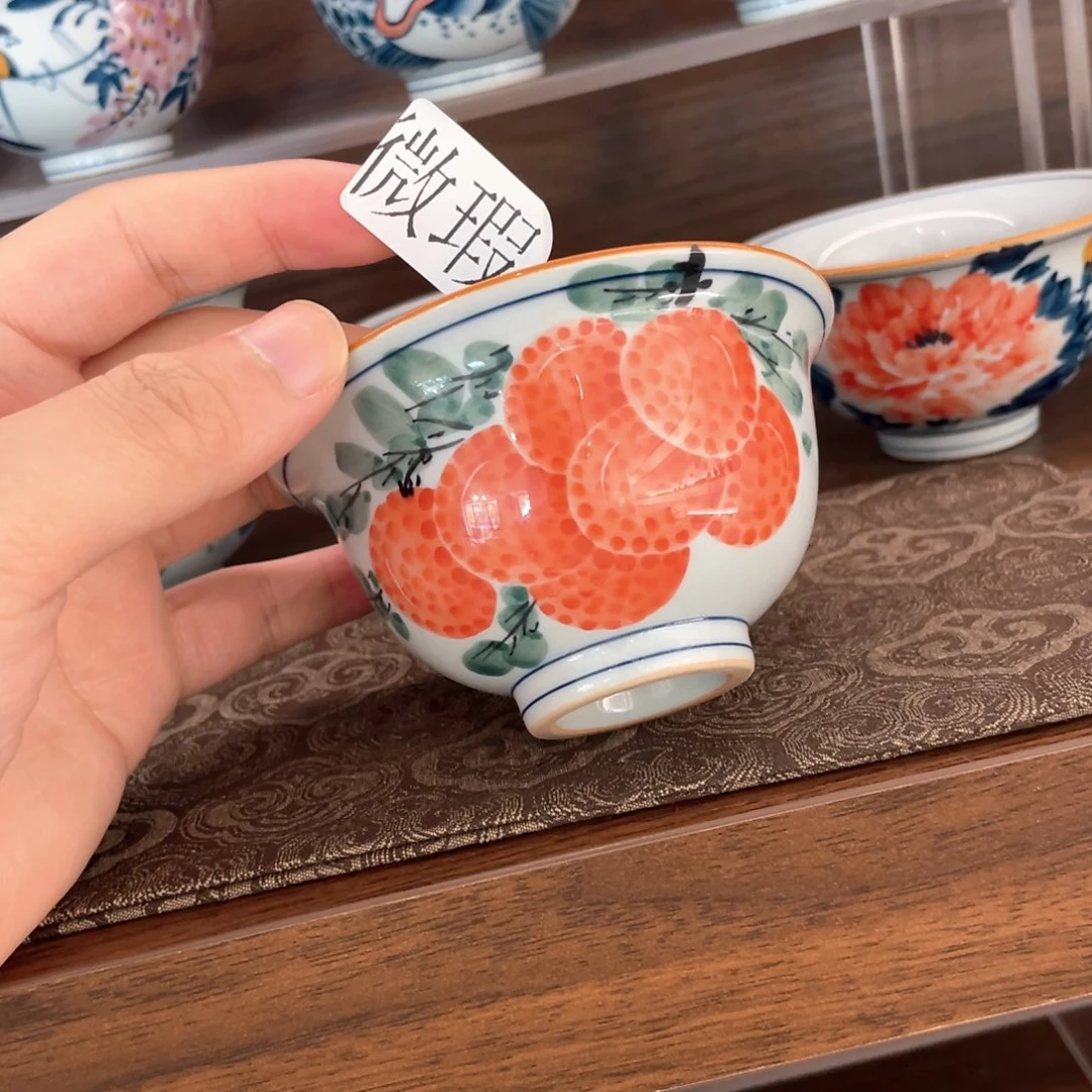釉下彩纯手绘微瑕