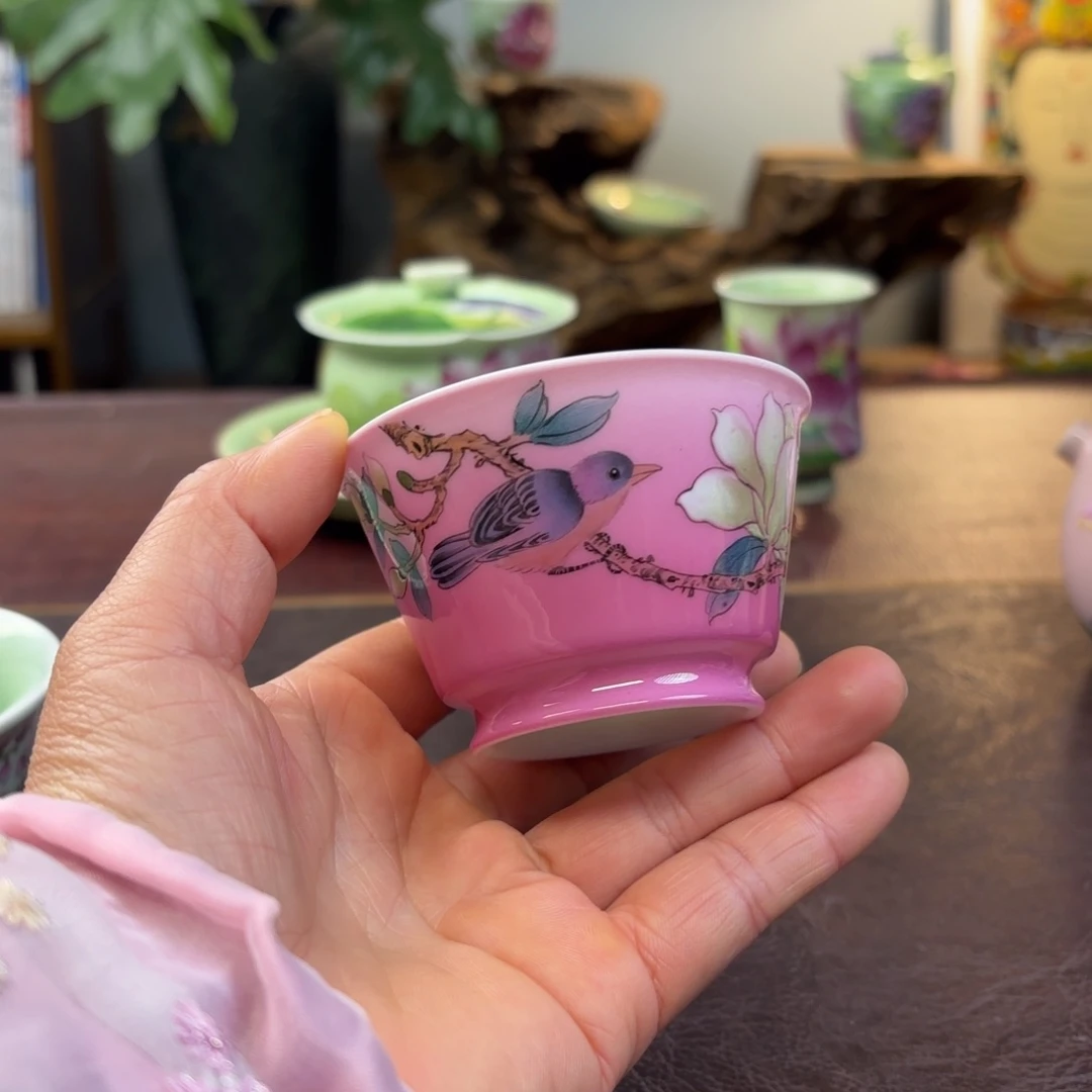 紫***晶景德镇纯手工制作工艺陶瓷