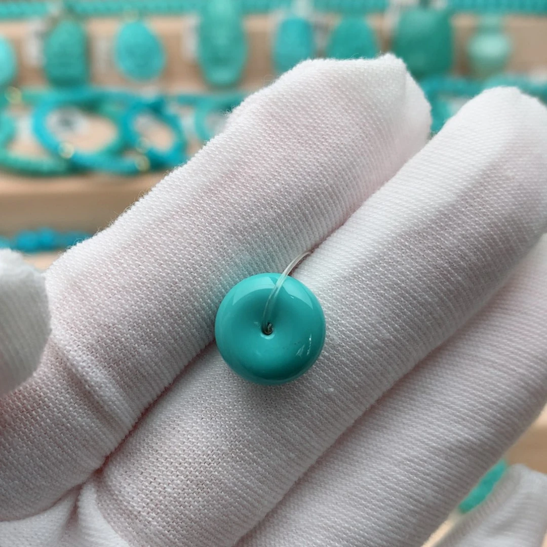 绿松石未镶嵌珠宝奇石11mm