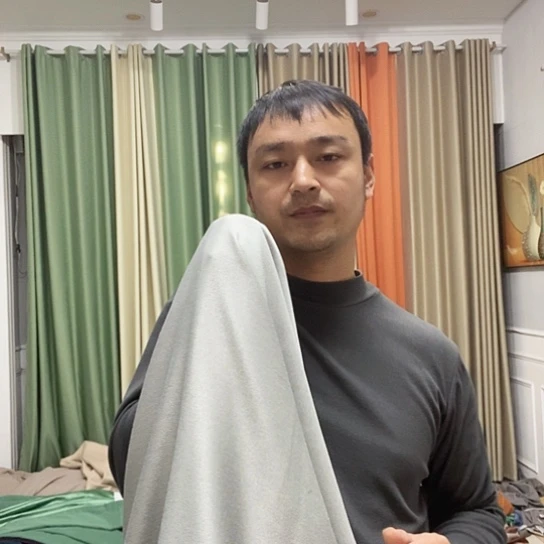 涤纶c***罗孤品双面麻灰