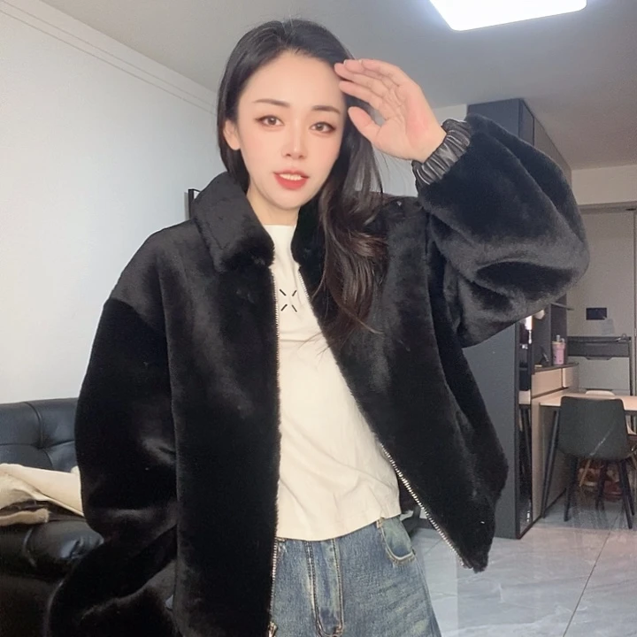 绵羊皮美丽奴皮毛一体L130斤左右