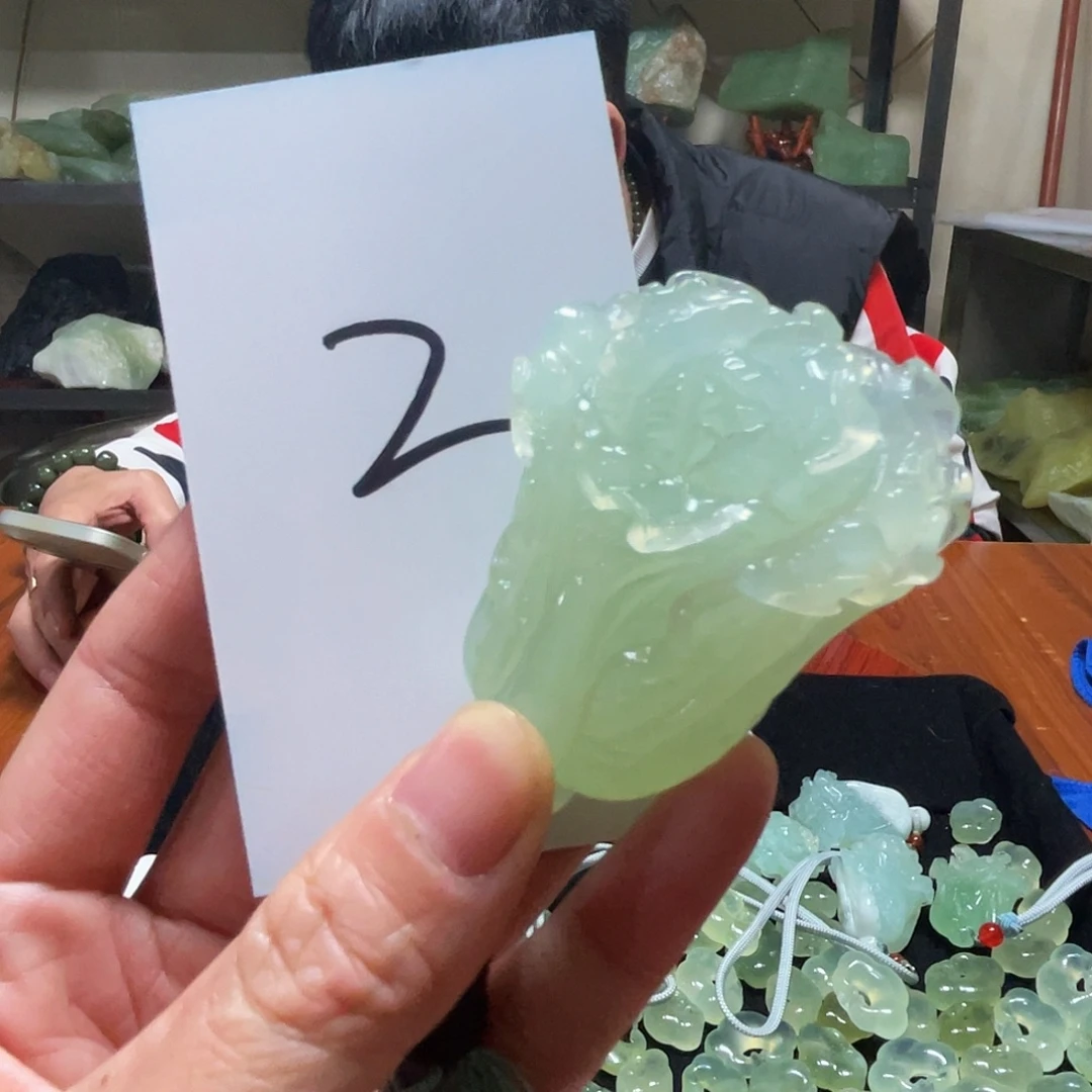 建***站蛇纹石玉未镶嵌原石2