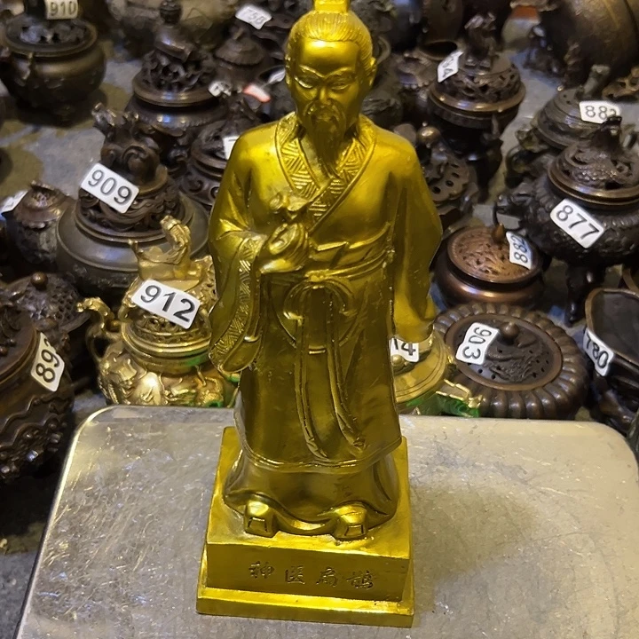 黄铜摆件，文房工艺品摆件