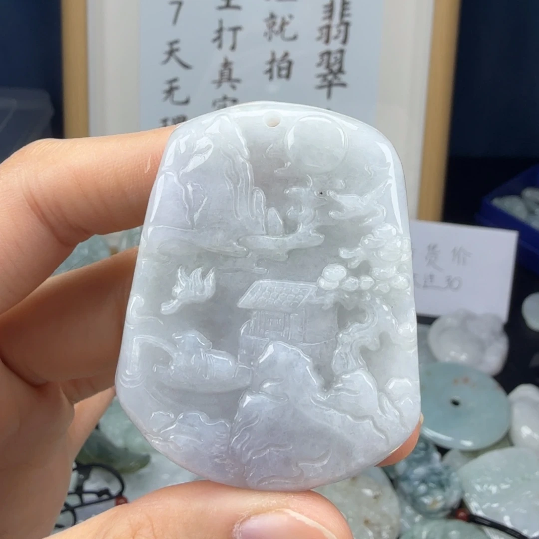 颈饰未镶嵌翡翠翡翠