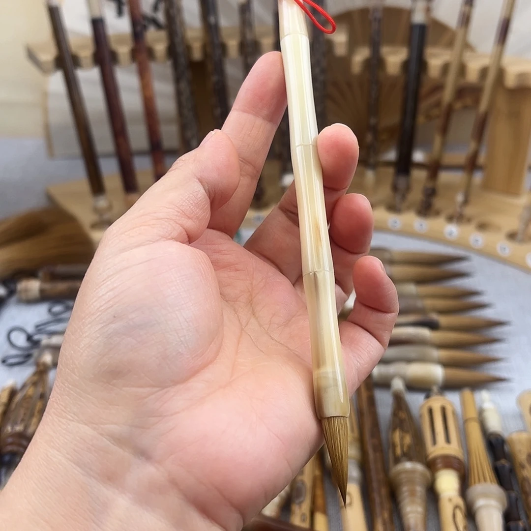纯狼毫2.3出锋口径.07作品毛笔